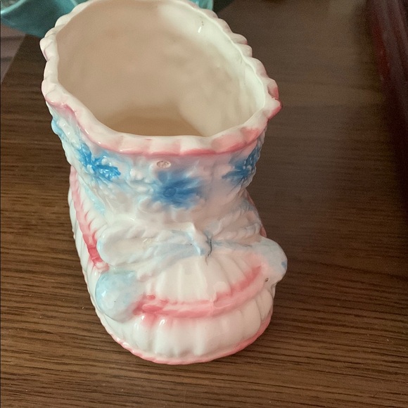 Vintage Ceramic Boot Vase - Picture 3 of 6